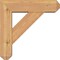 Ekena Millwork Traditional Craftsman Smooth Bracket w/ Offset Brace, Western Red Cedar, 5 1/2"W x 18"D x 18"H BKT0604X18X18TRA04SWR - alternate 4